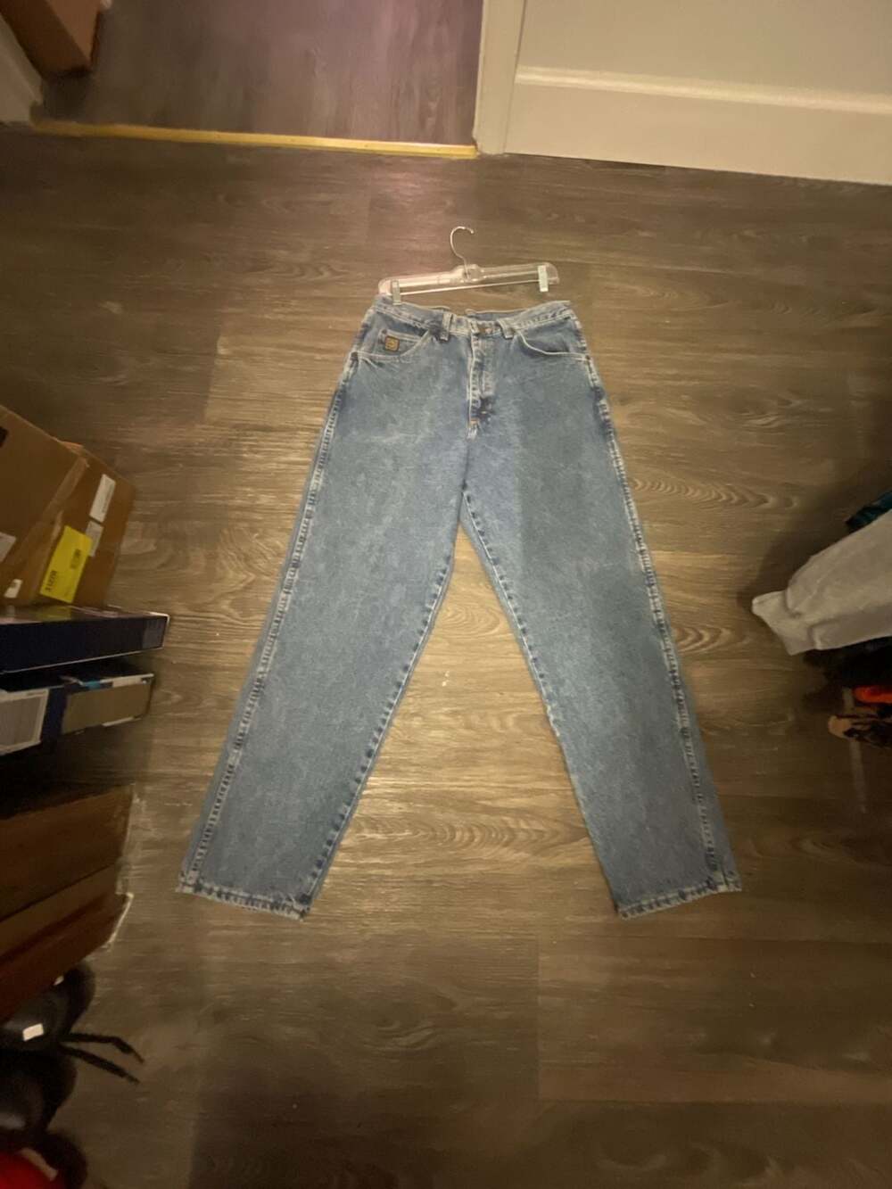 Wrangler Vintage Regular Fit Straight Leg Jeans Size 33x32 Light Wash USA Made